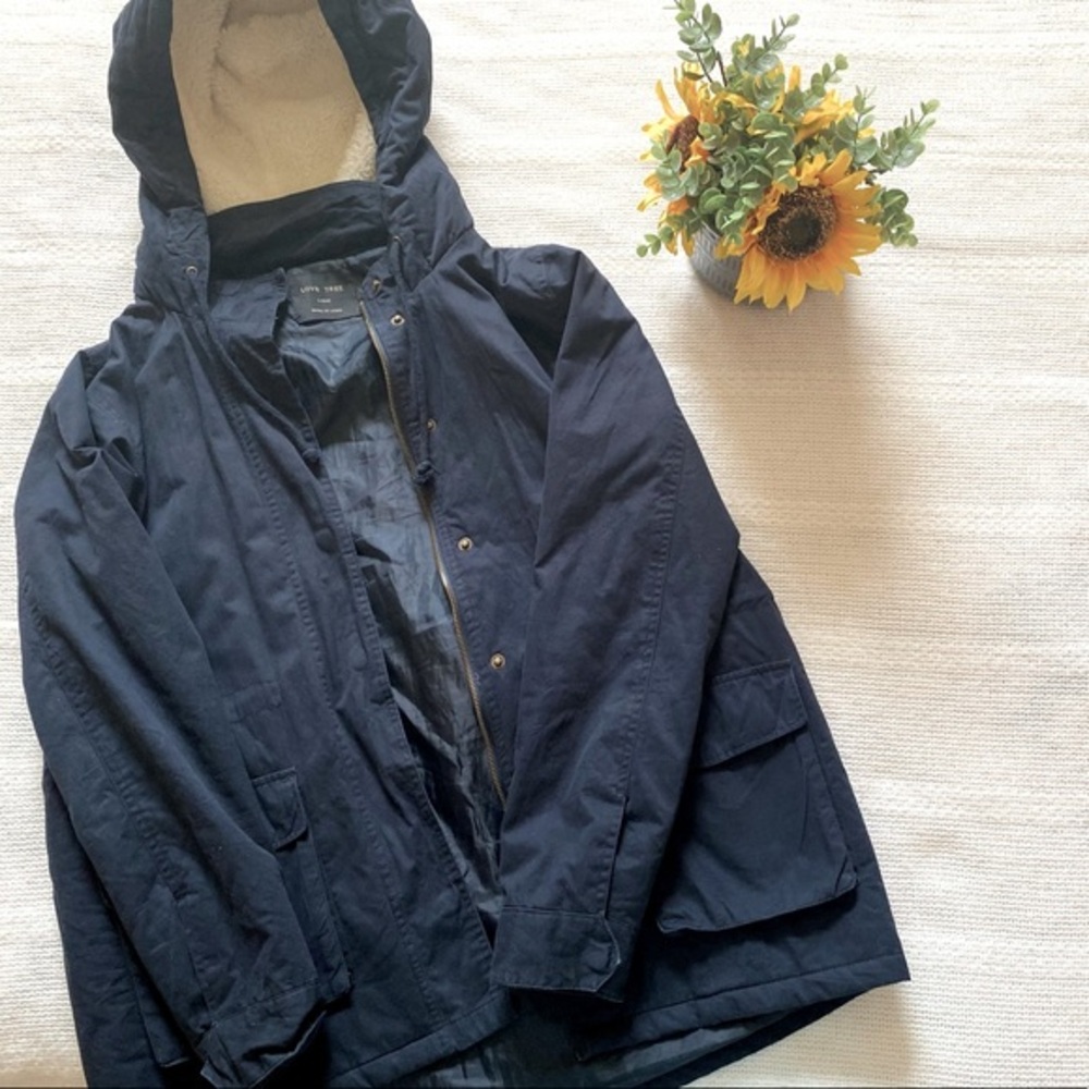 LOVE TREE BLUE JACKET |‎ SZ L
